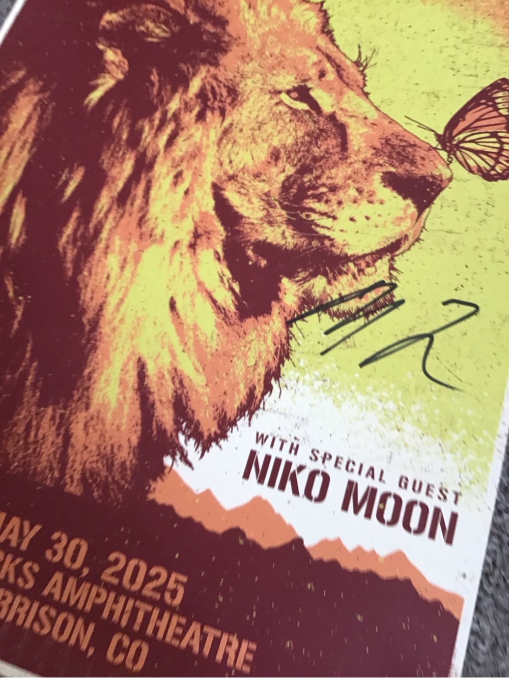 SIGNED! Michael Franti @ Red Rocks - Picture 3 of 3